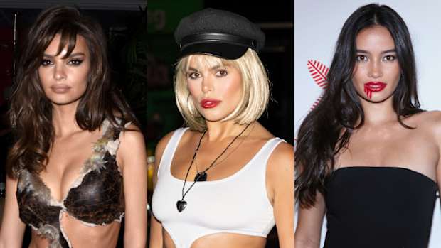 Emily Ratajkowski, Brooks Nader and Kelsey Merritt